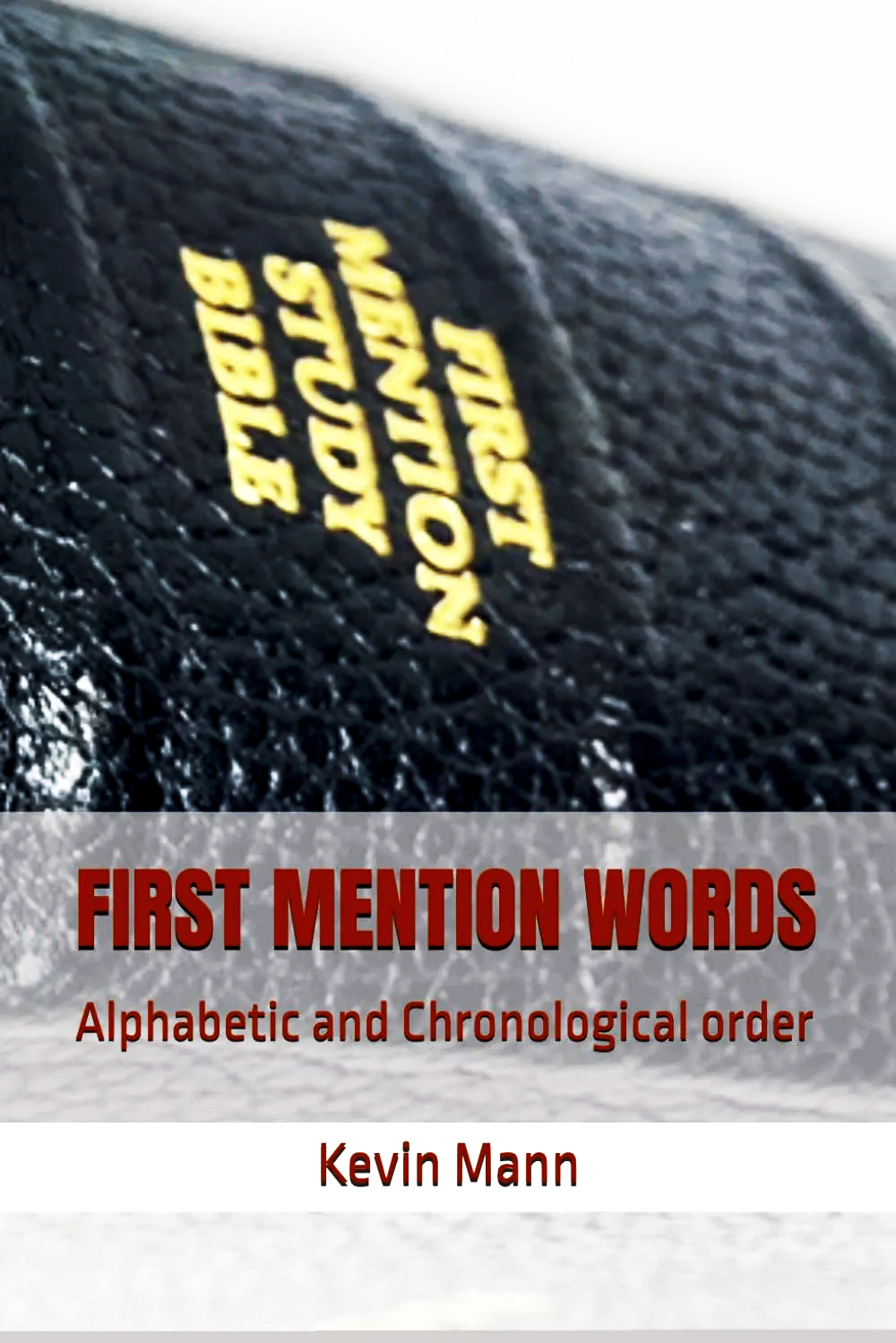 First Mention Words In Your King James Bible Alphabetically And Chronologically - Mann - Image 3