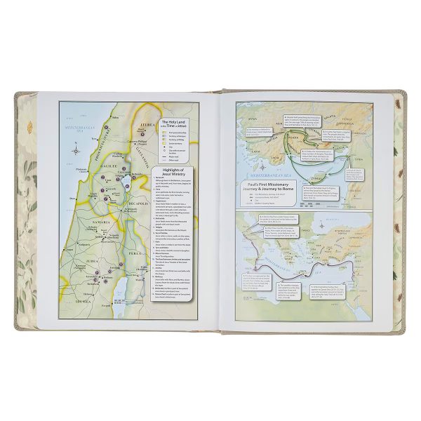 Trust Taupe Faux Leather Large Print King James Version Note-Taking Bible - Image 4
