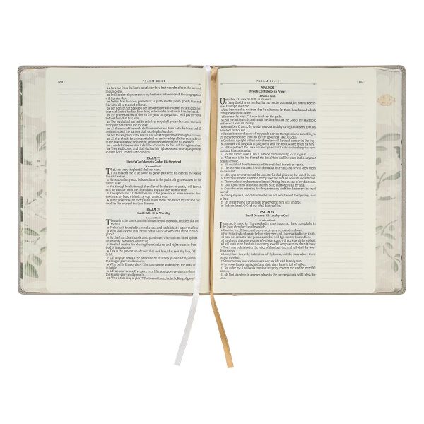 Trust Taupe Faux Leather Large Print King James Version Note-Taking Bible - Image 3