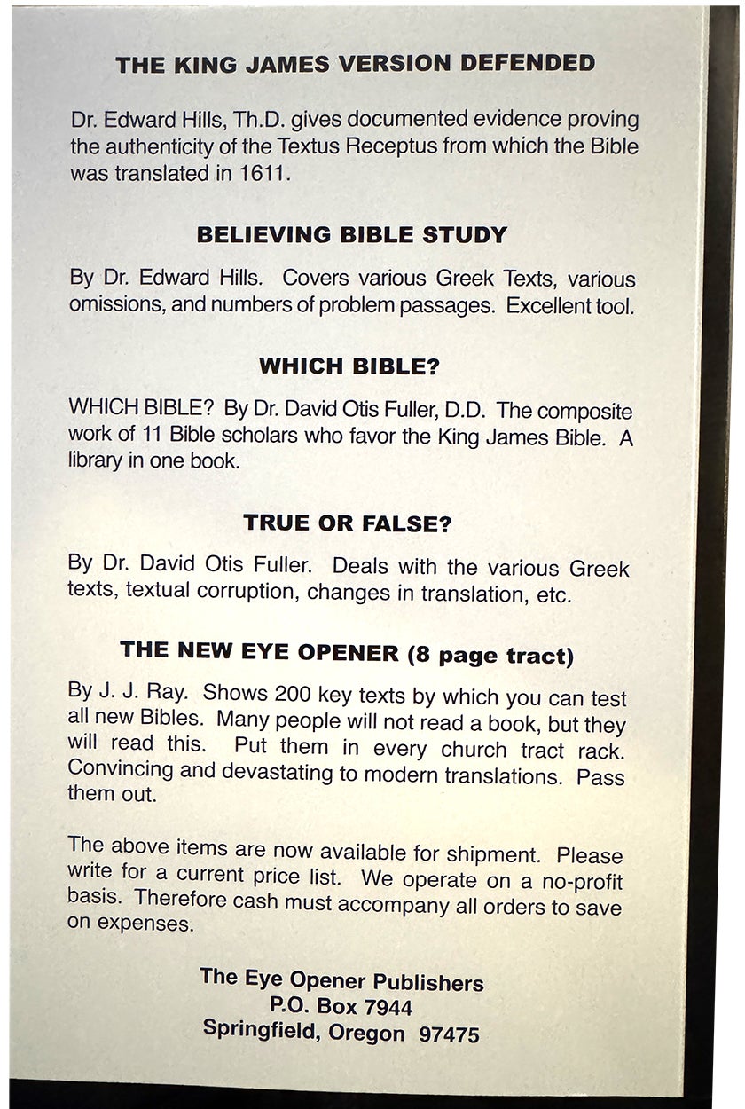 God Wrote Only One Bible - Ray - Image 2