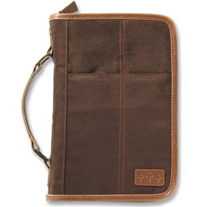 Aviator Book and Bible Cover - Brown Suede