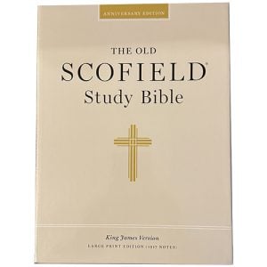 The KJV Old Scofield Study Bible, Large Print Edition Genuine Leather Black, Thumb-Indexed