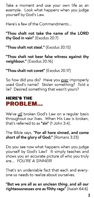 What If You Were To Die Today? - Gospel Tract From Broken Pieces Ministries - Image 3