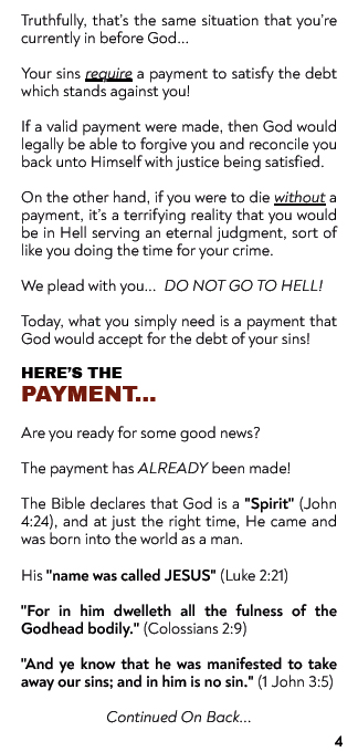 What If You Were To Die Today? - Gospel Tract From Broken Pieces Ministries - Image 5