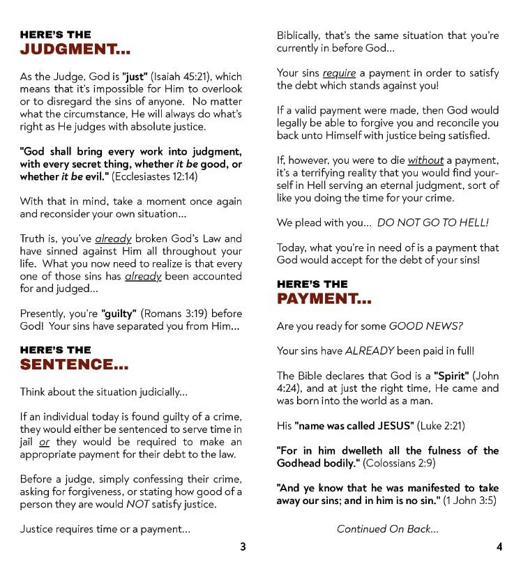 What If You Were To Die Today? - Gospel Tract From Broken Pieces Ministries - Image 4