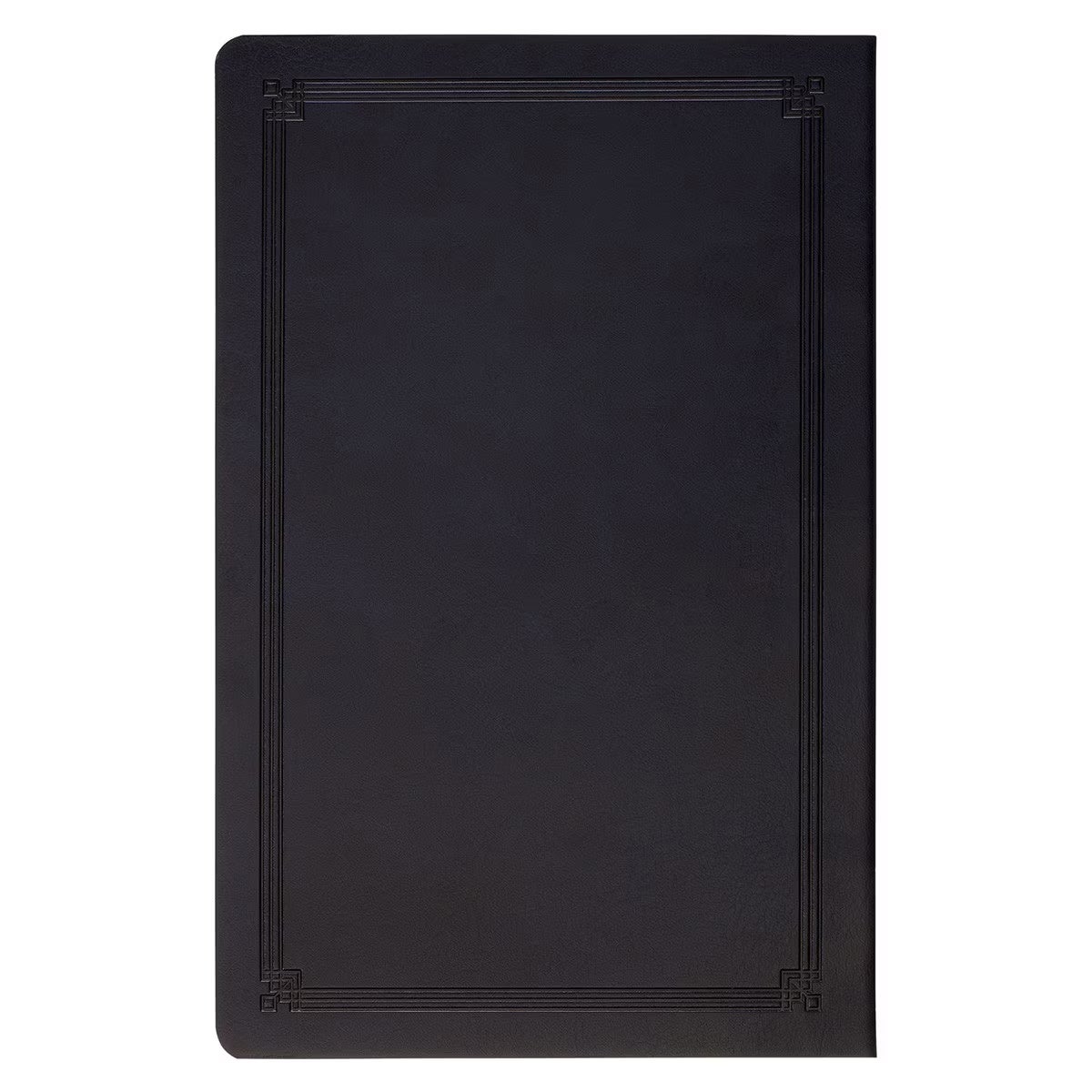 Black Faux Leather King James Version Gift Bible - Image 6
