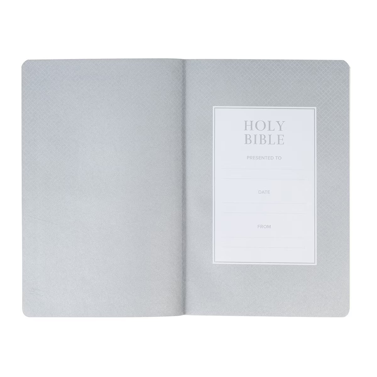Black Faux Leather King James Version Gift Bible - Image 2