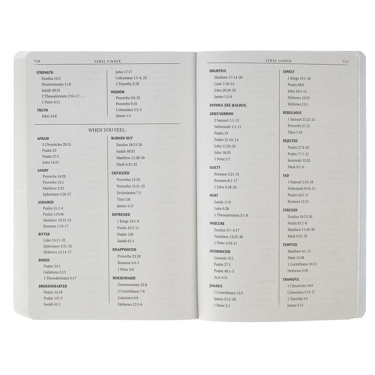 Black Faux Leather King James Version Gift Bible - Image 3