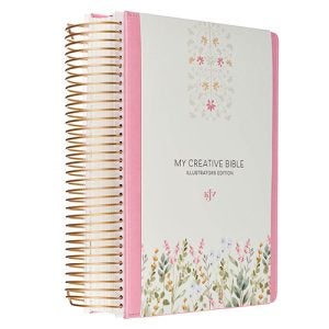 Pink Faux Leather Hardcover My Creative Bible Illustrators Edition