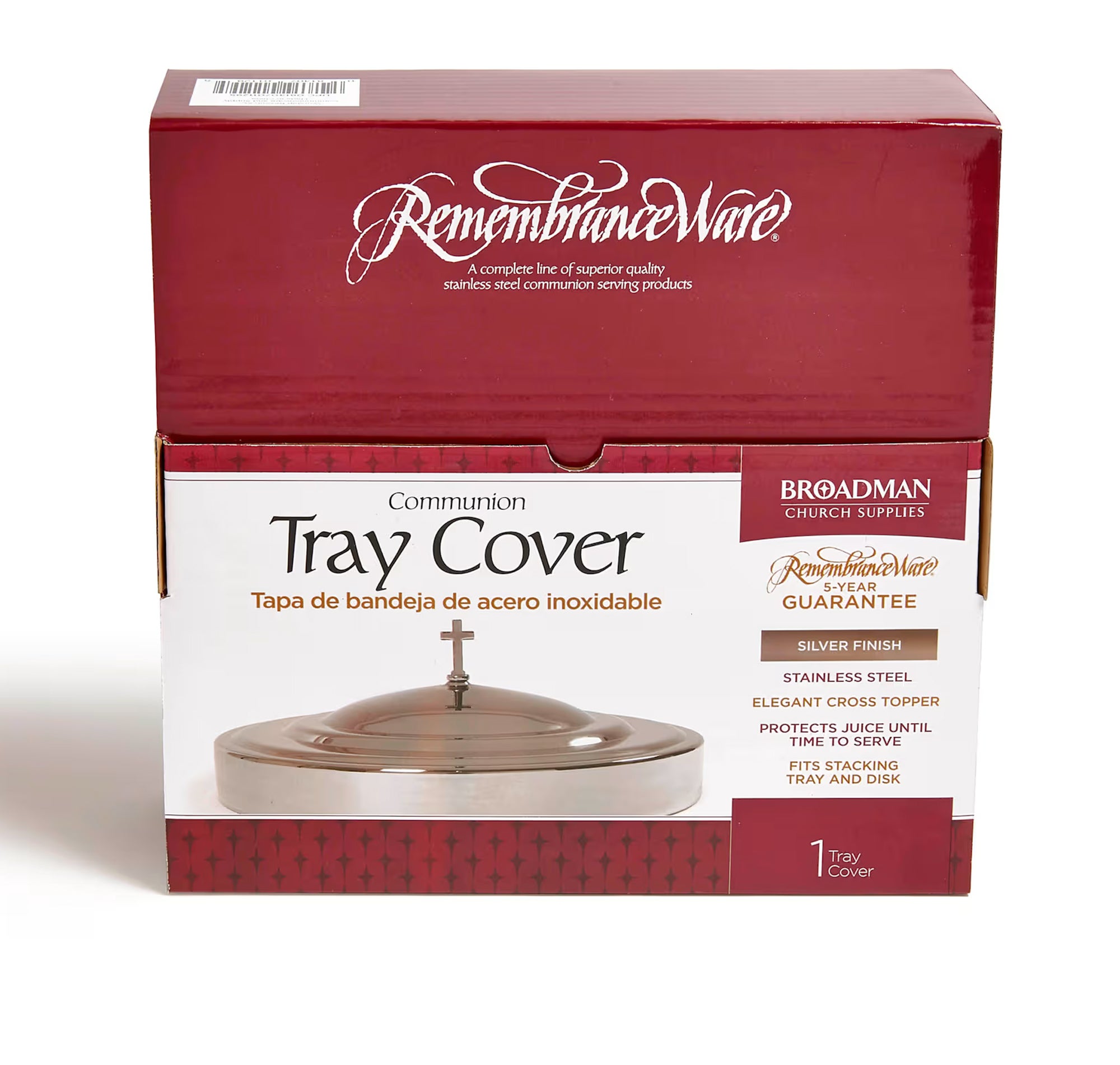 The RemembranceWare: Communion Tray Cover In Brass Or Silver Finish - Image 4
