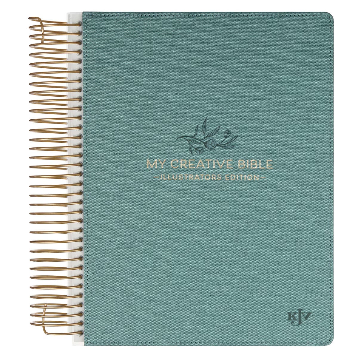 Teal Faux Leather Hardcover My Creative Bible Illustrators Edition - Image 6