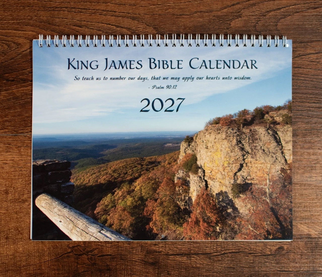 2027 King James Bible Scripture Wall Calendar - Image 4