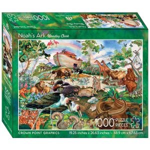 Noah’s Ark 1000 Piece Puzzle with Poster - Bradley Clark