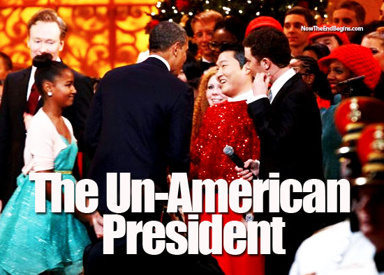 President Obama greets Psy at holiday concert amid controversy over anti-American lyrics 