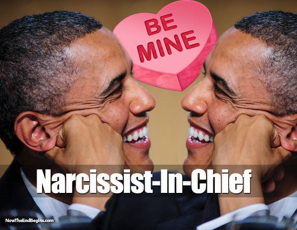 obama-narcissist-in-love-with-himself-antichrist